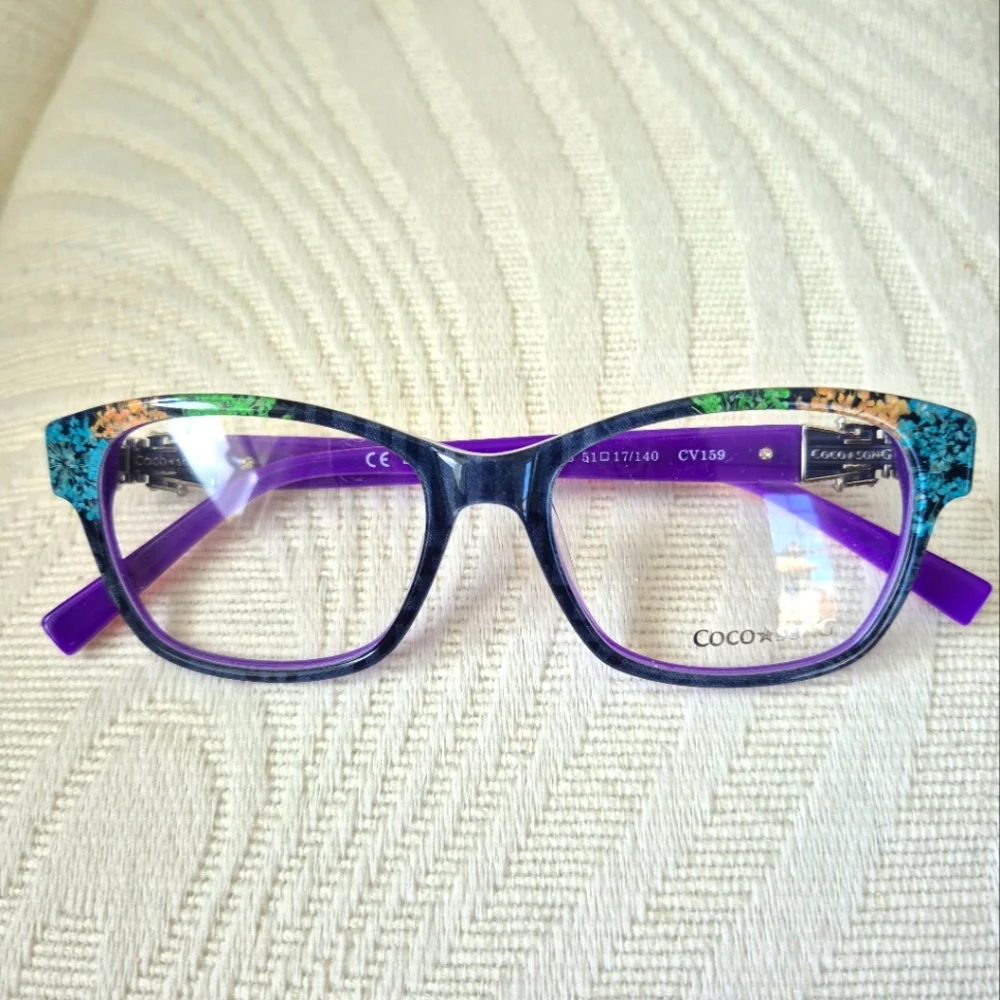 Coco Song Women's Eyeglasses CV159 Stone Pavilion Col 3 51/17/140 NEW With Case